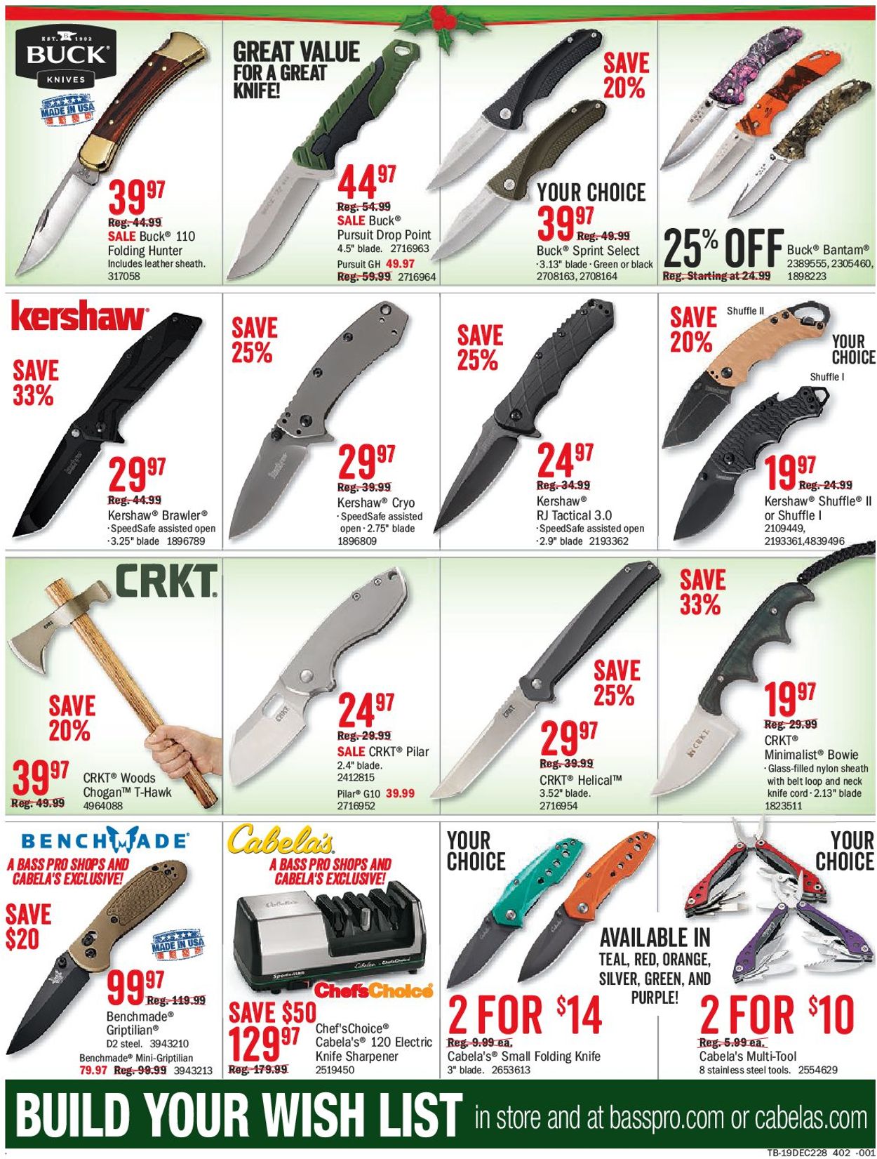 Bass Pro Ad from 12/08/2019