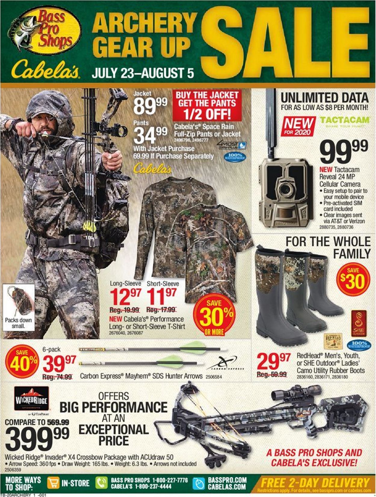 Bass Pro Ad from 07/23/2020