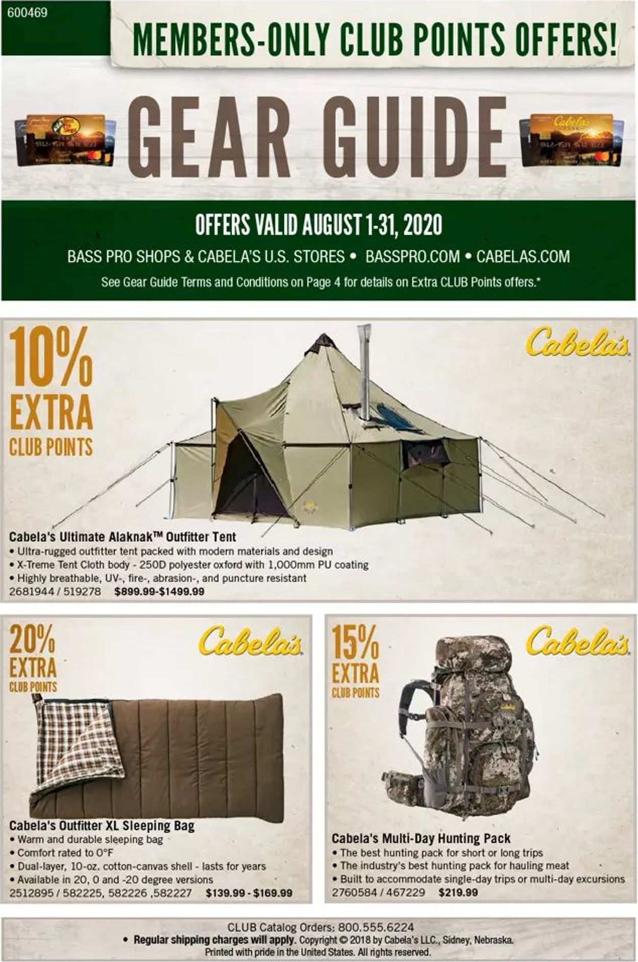 Bass Pro Ad from 08/01/2020