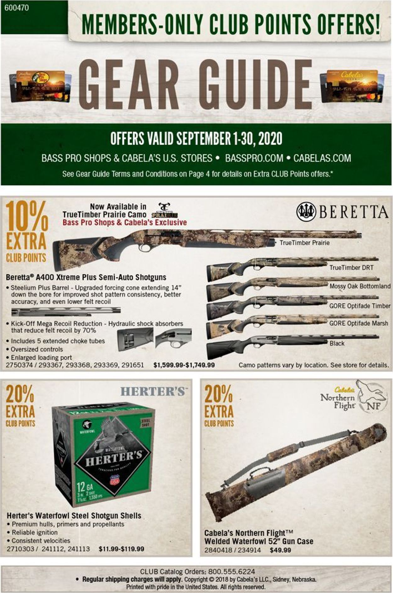 Bass Pro Ad from 09/01/2020