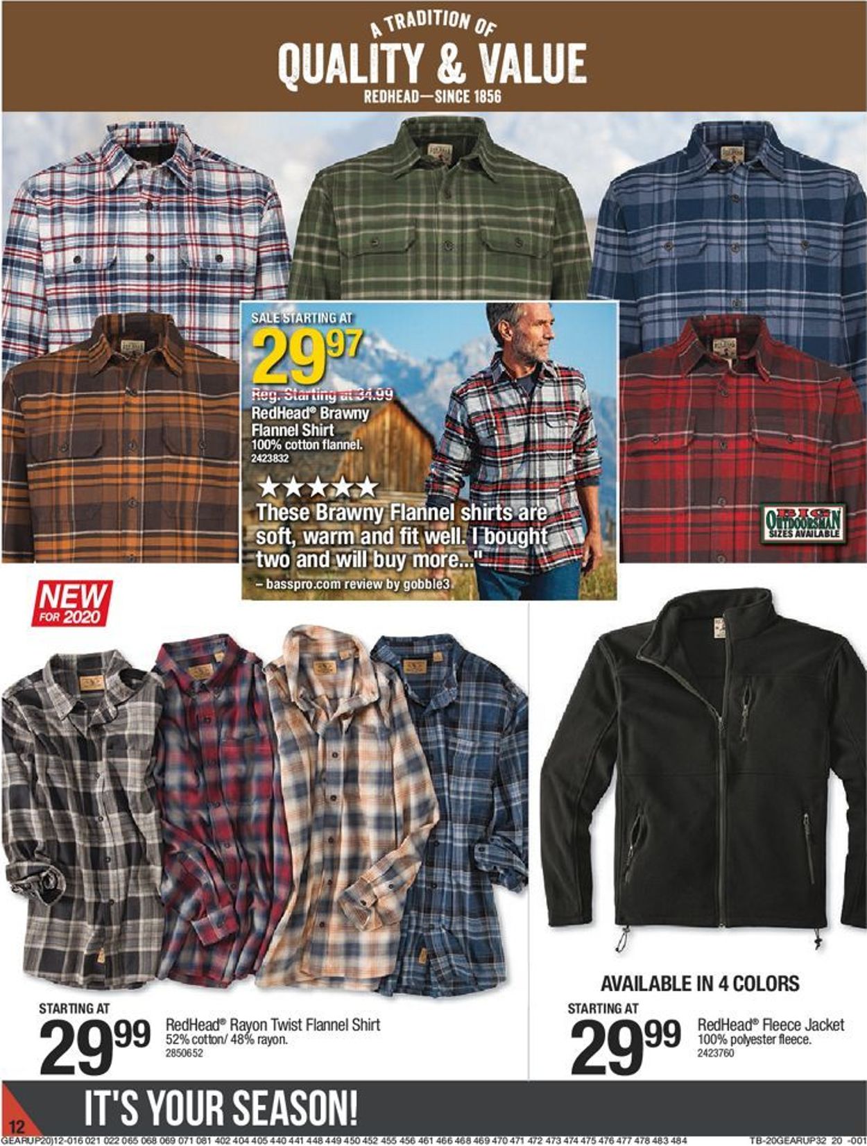 Bass Pro Ad from 09/10/2020