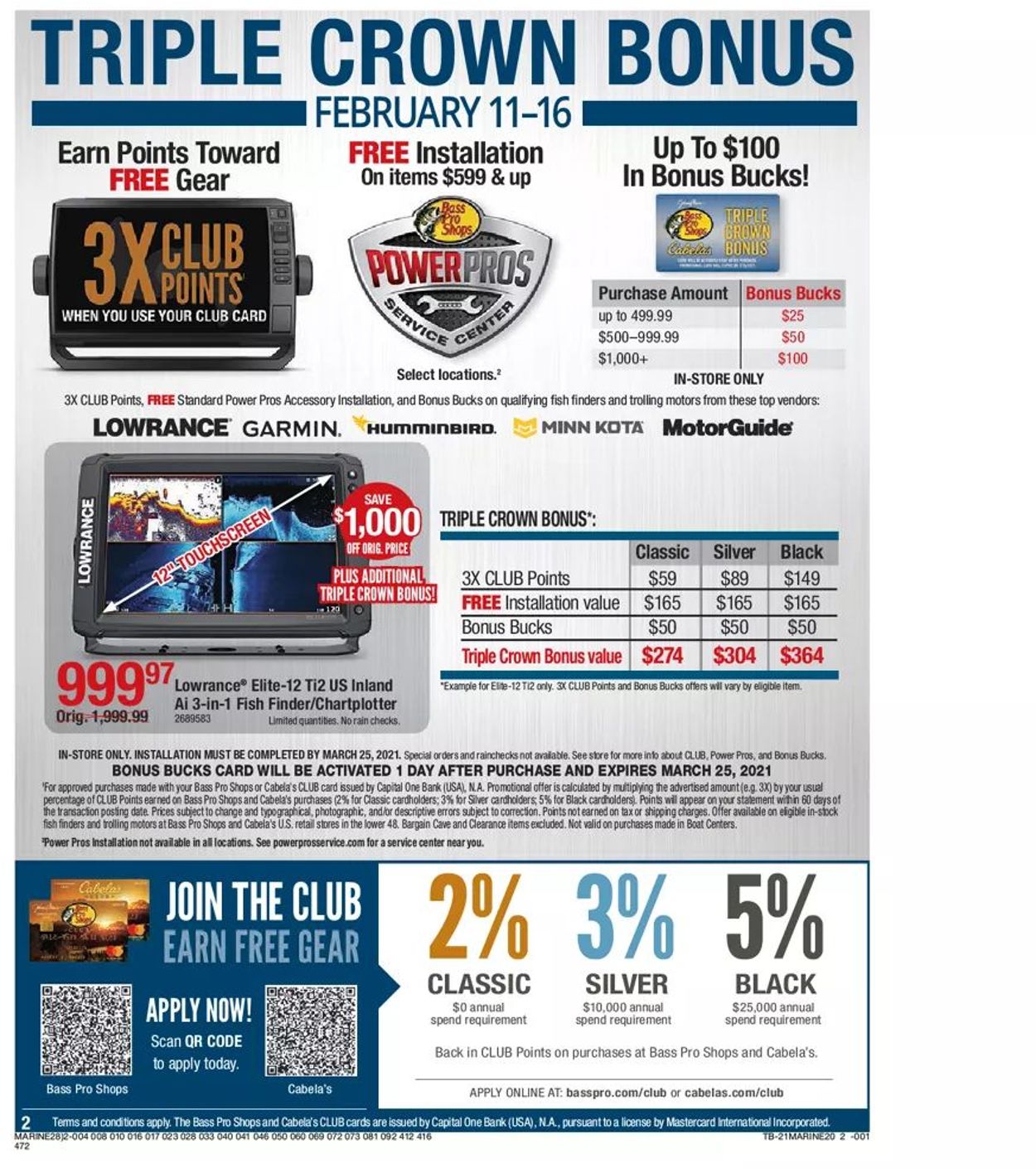 Bass Pro Ad from 02/11/2021