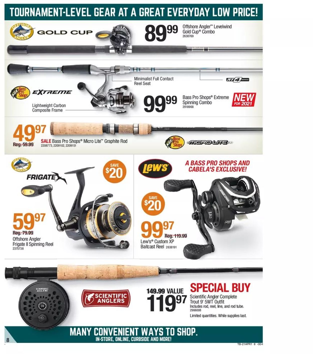 Bass Pro Ad from 04/01/2021