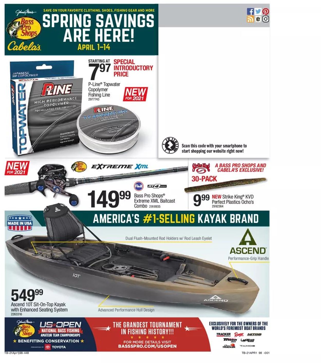 Bass Pro Ad from 04/01/2021