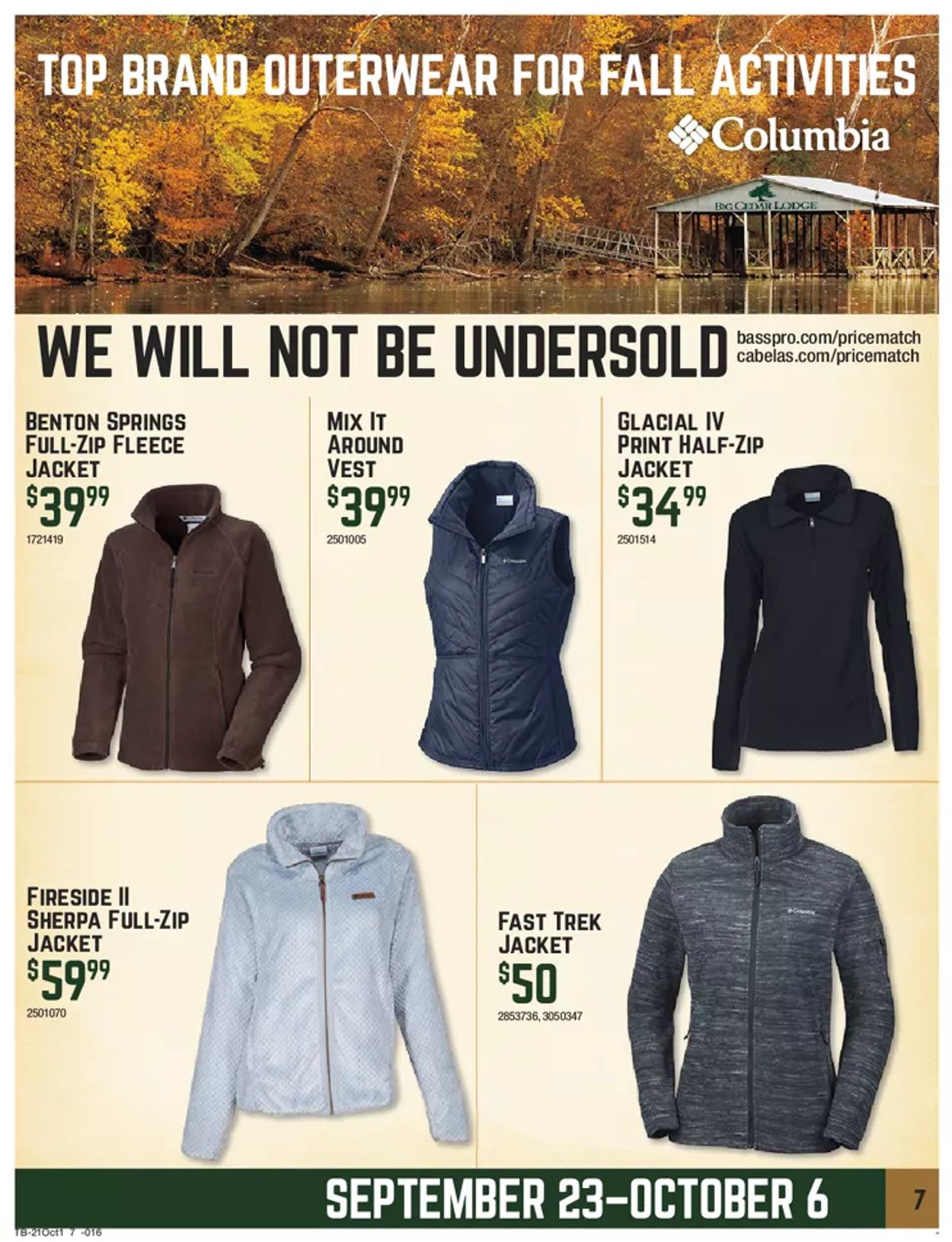 Bass Pro Ad from 09/23/2021