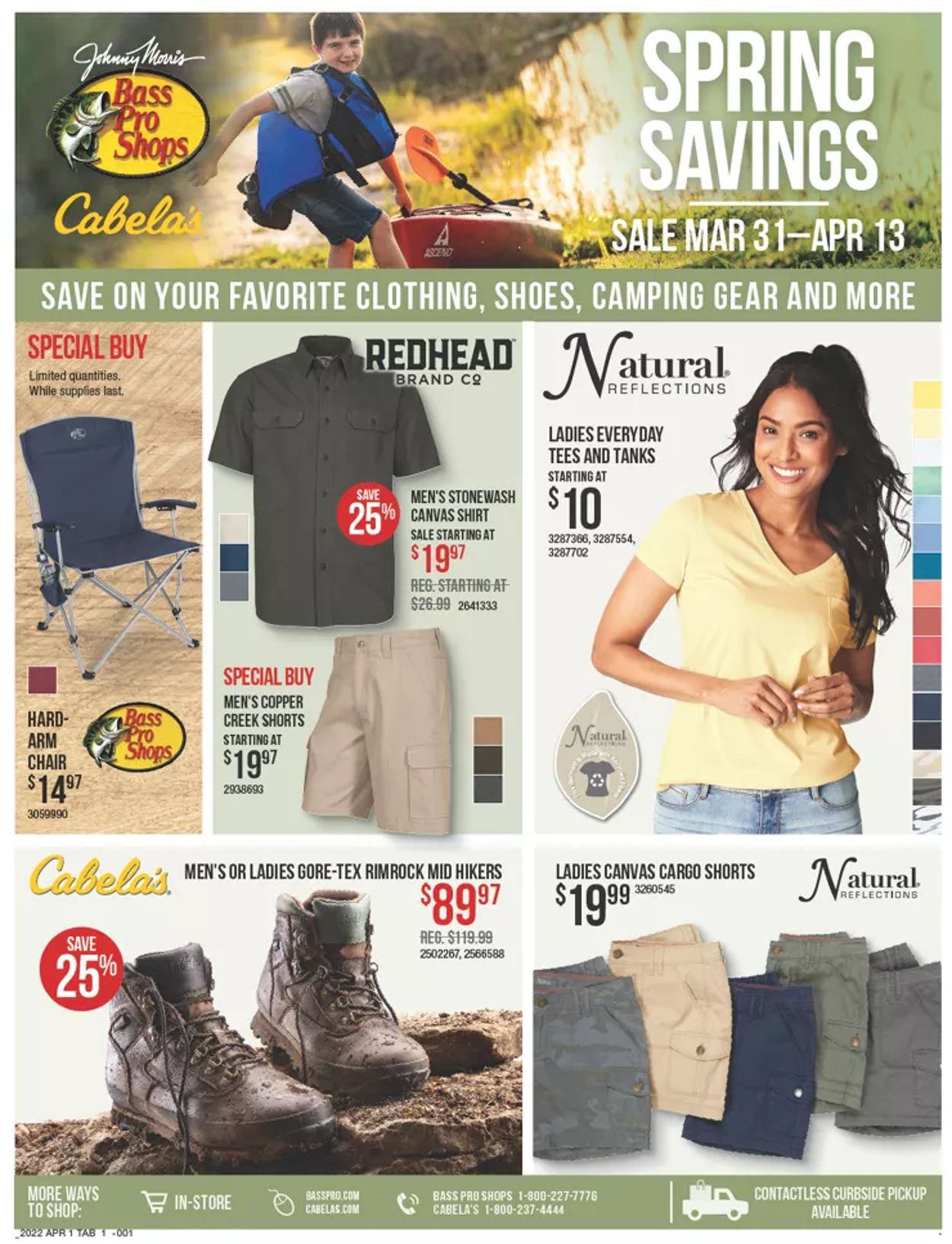 Bass Pro Ad from 03/31/2022