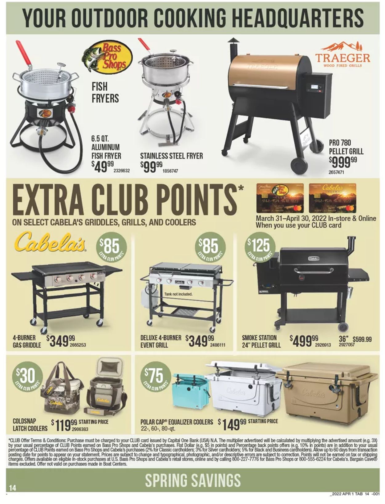 Bass Pro Ad from 03/31/2022