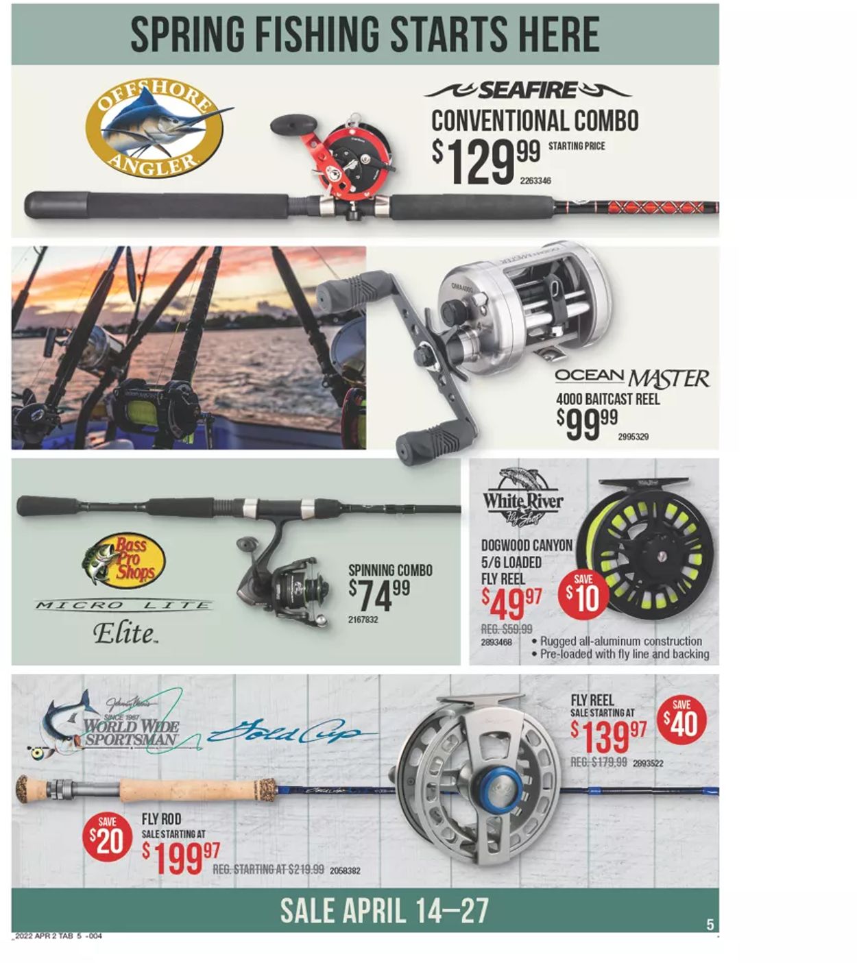 Bass Pro Ad from 04/14/2022