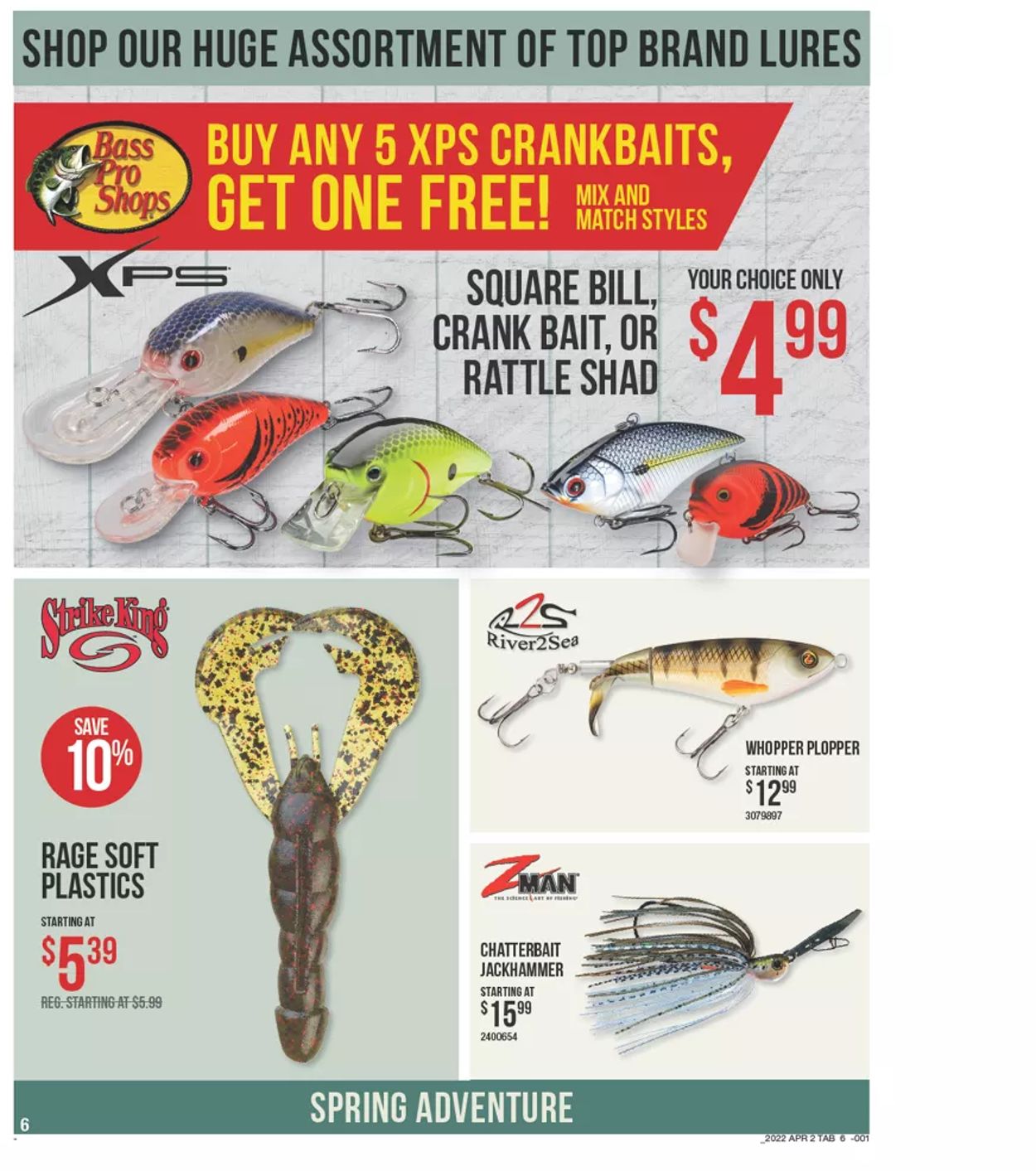 Bass Pro Ad from 04/14/2022