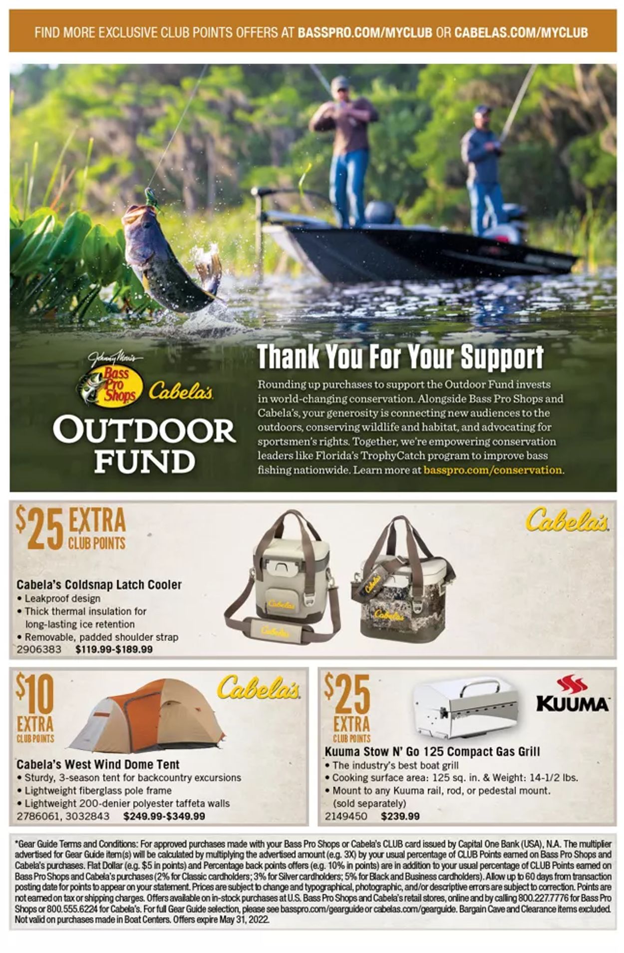 Bass Pro Ad from 05/01/2022