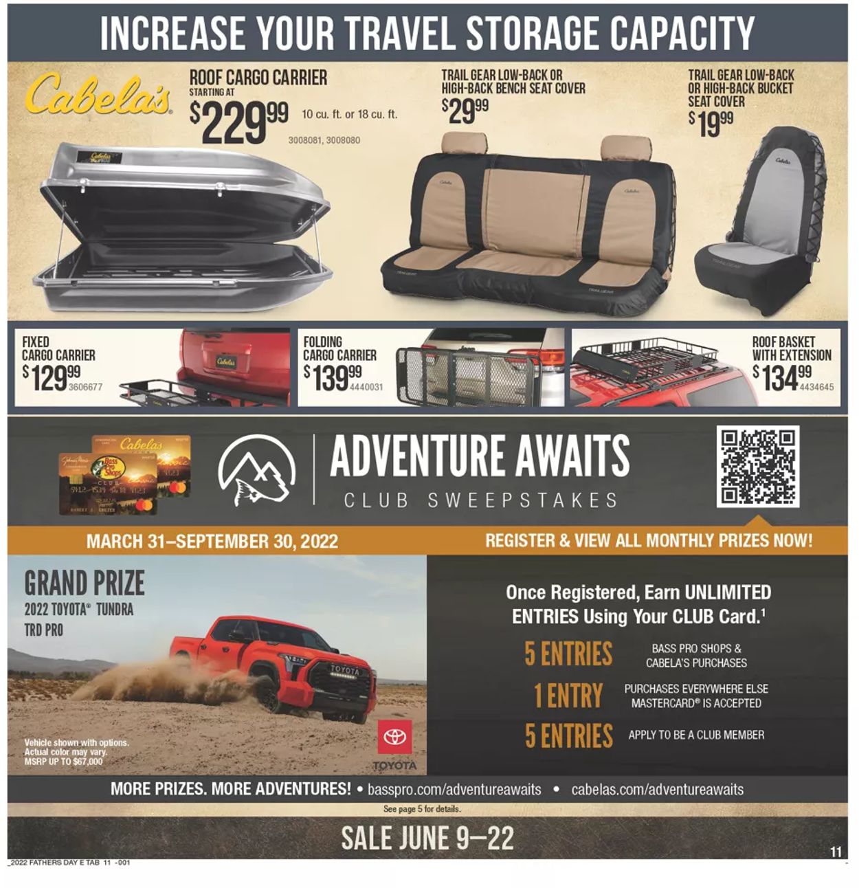 Bass Pro Ad from 06/09/2022