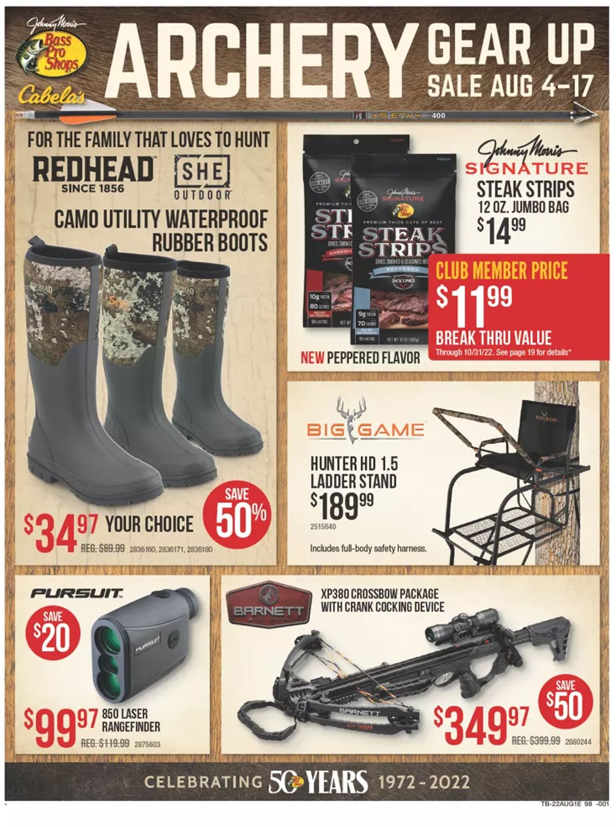 Bass Pro Ad from 08/04/2022