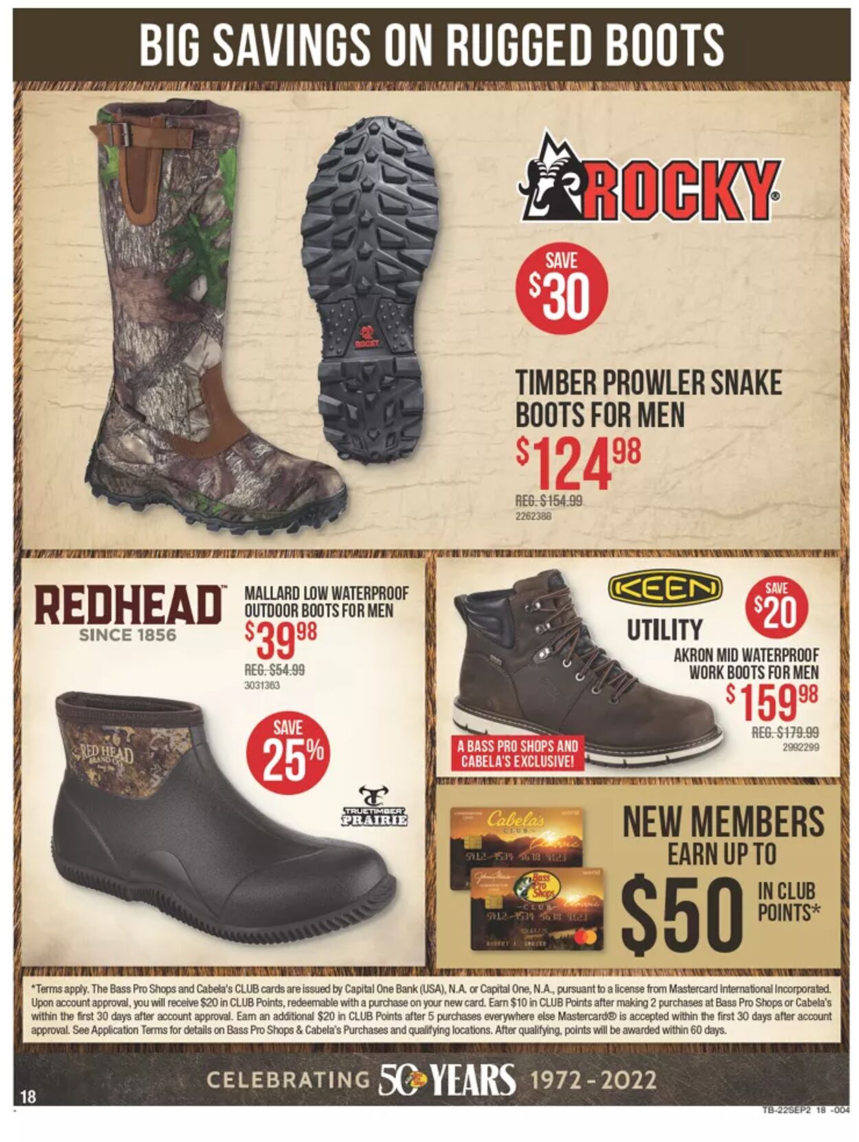 Bass Pro Ad from 09/08/2022