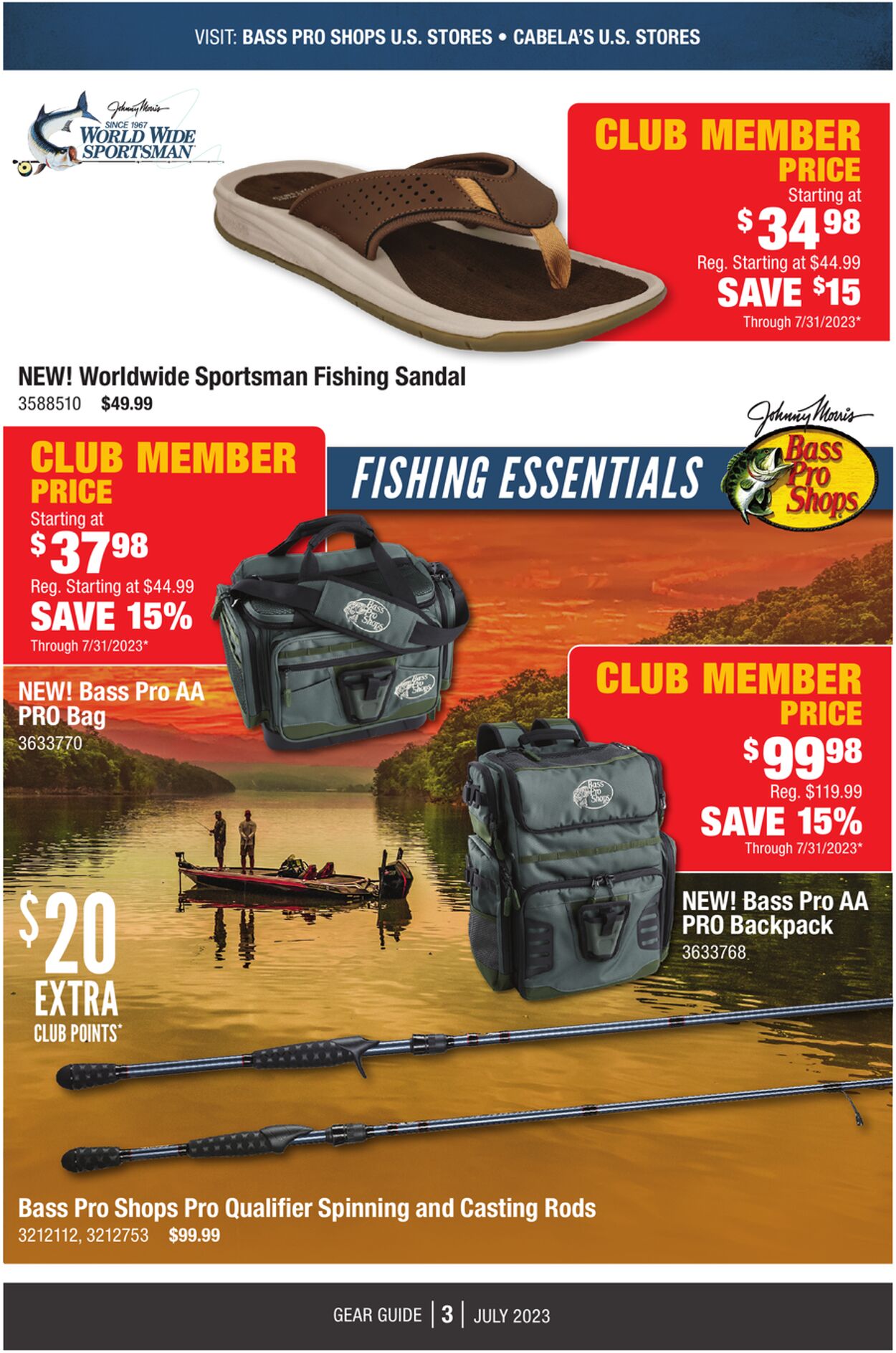 Bass Pro Ad from 07/01/2023