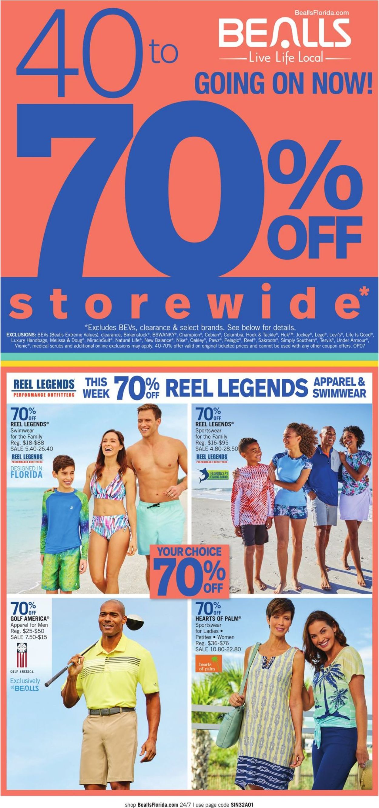 Bealls Florida Ad from 03/01/2020