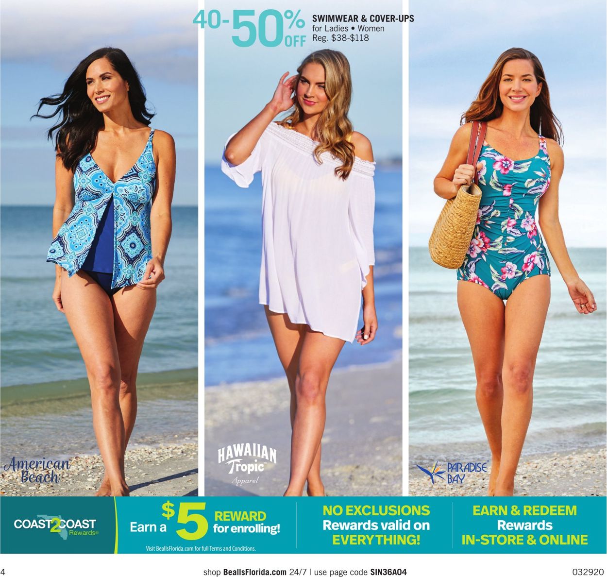 Bealls Florida Ad from 03/29/2020