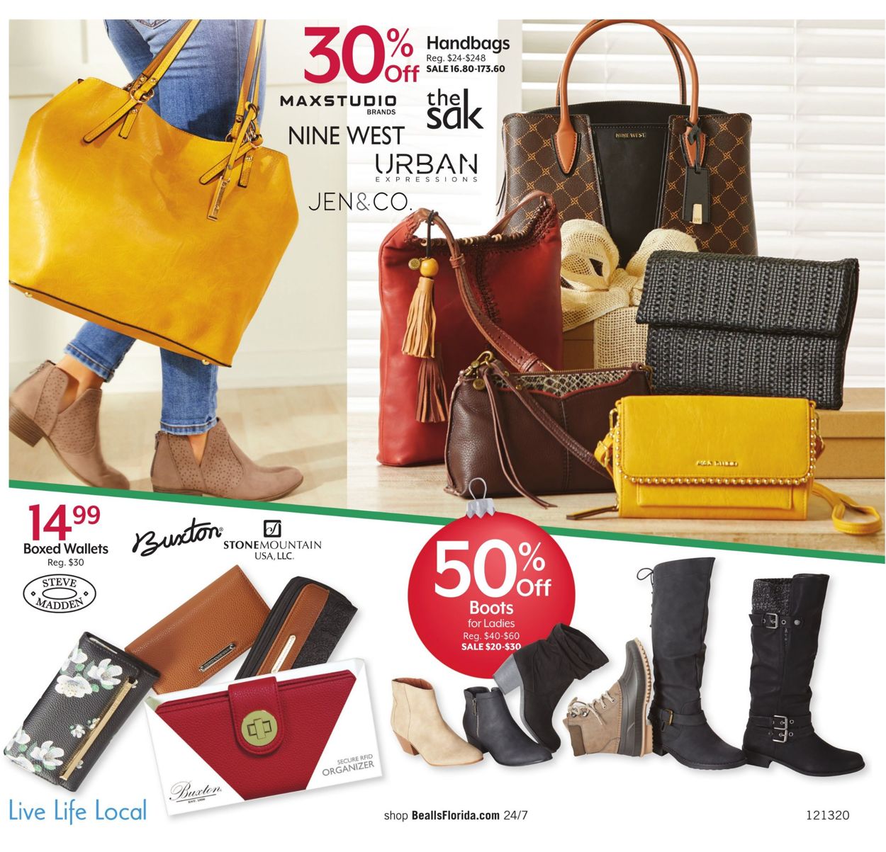 Bealls Florida Ad from 12/13/2020