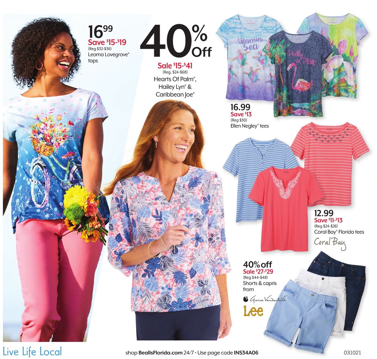 Bealls Florida Ad from 03/10/2021