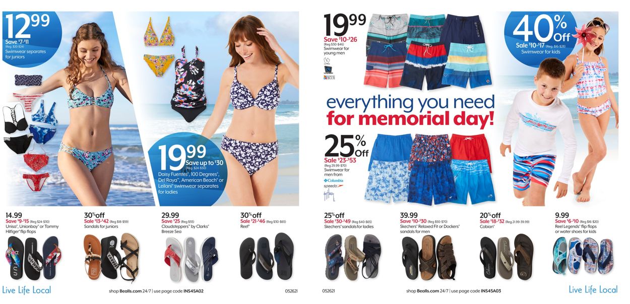 Bealls Florida Ad from 05/26/2021