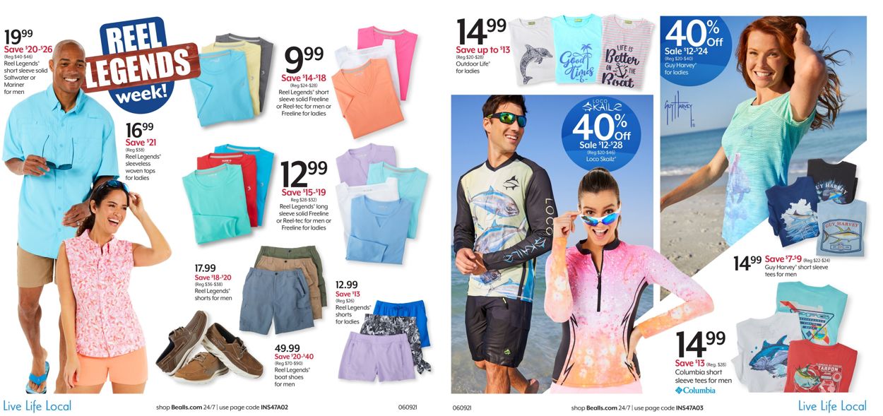 Bealls Florida Ad from 06/09/2021