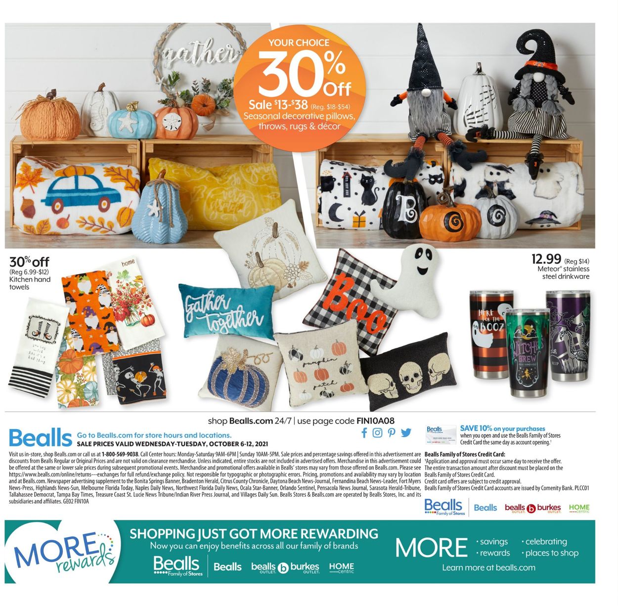 Bealls Florida Ad from 10/06/2021