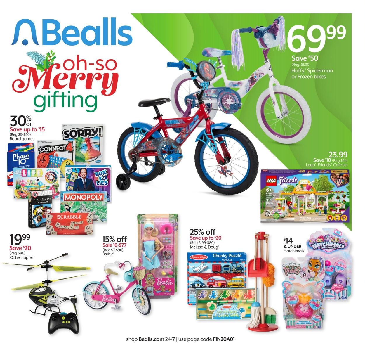 Bealls Florida Ad from 12/15/2021