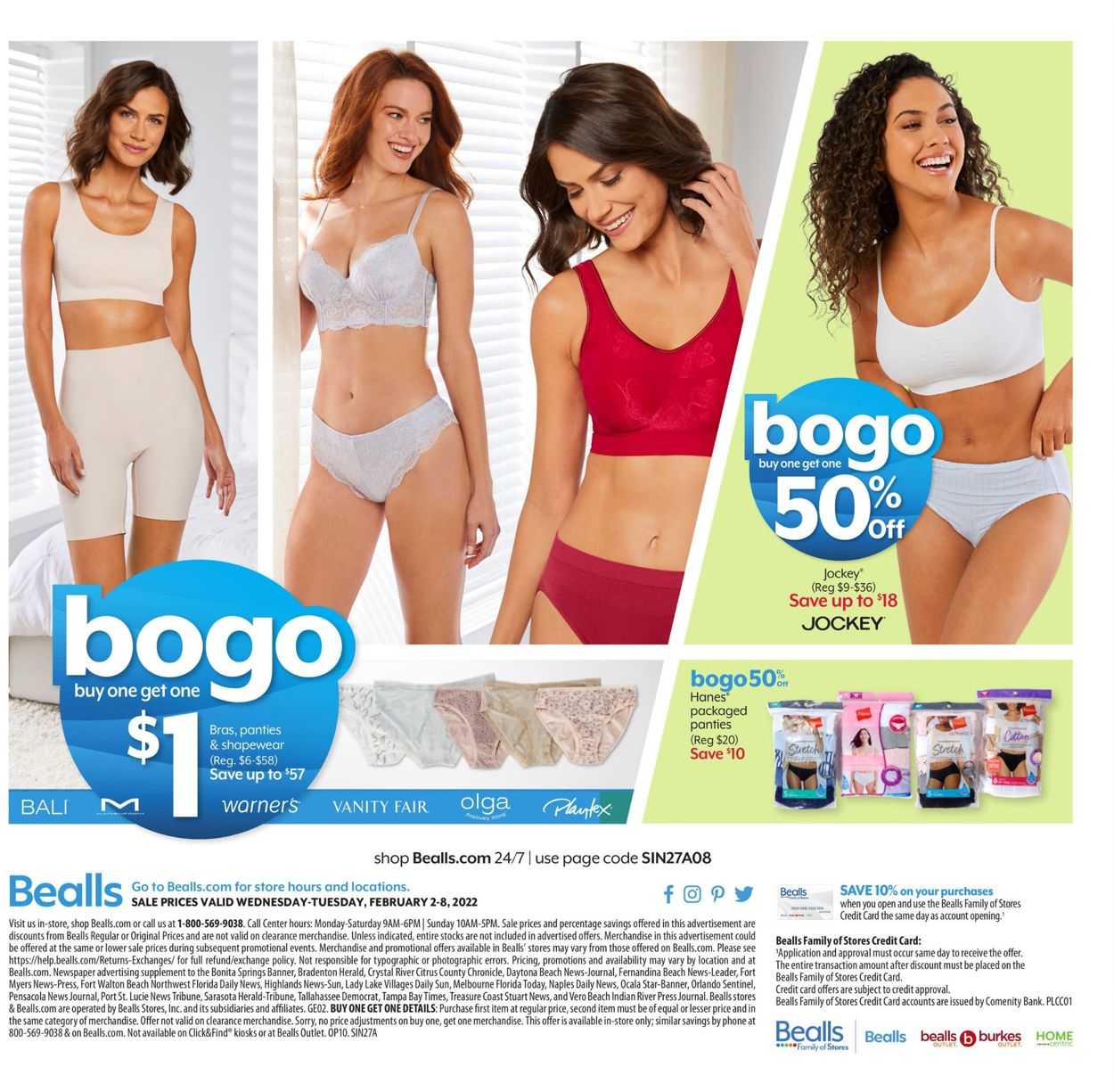 Bealls Florida Ad from 02/02/2022
