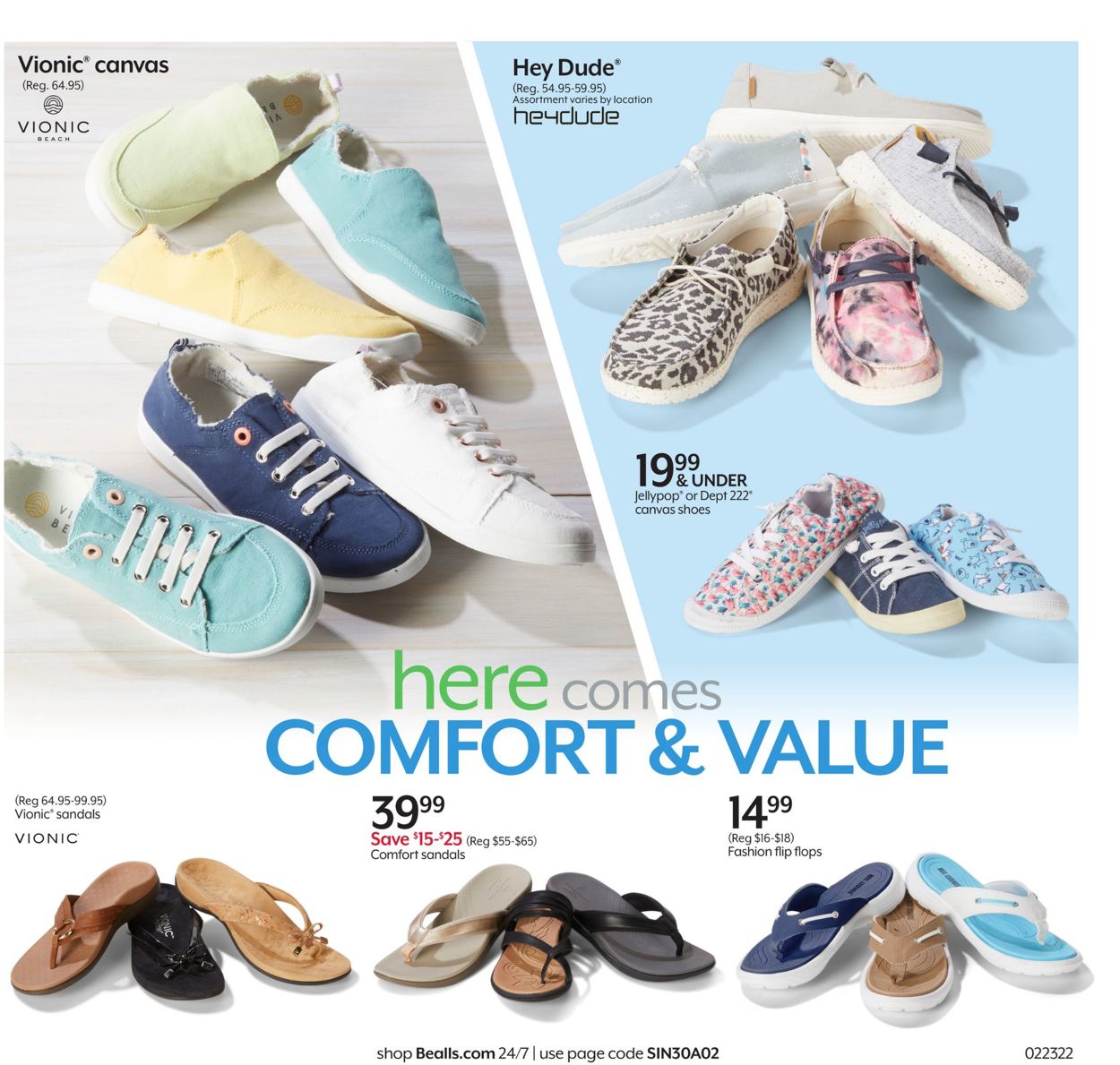 Bealls Florida Ad from 02/23/2022