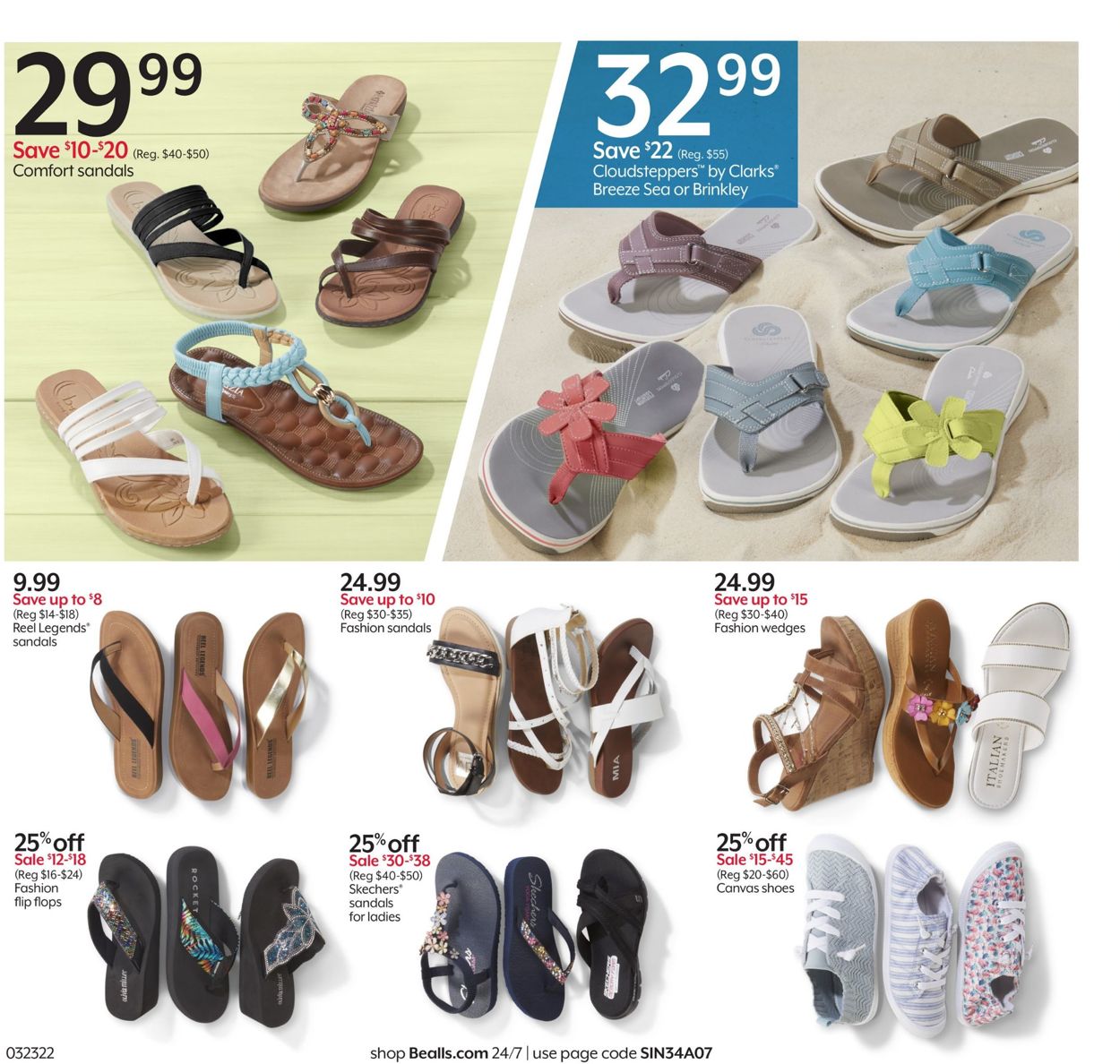Bealls Florida Ad from 03/23/2022