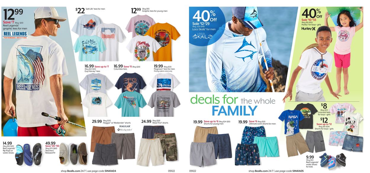 Bealls Florida Ad from 05/11/2022