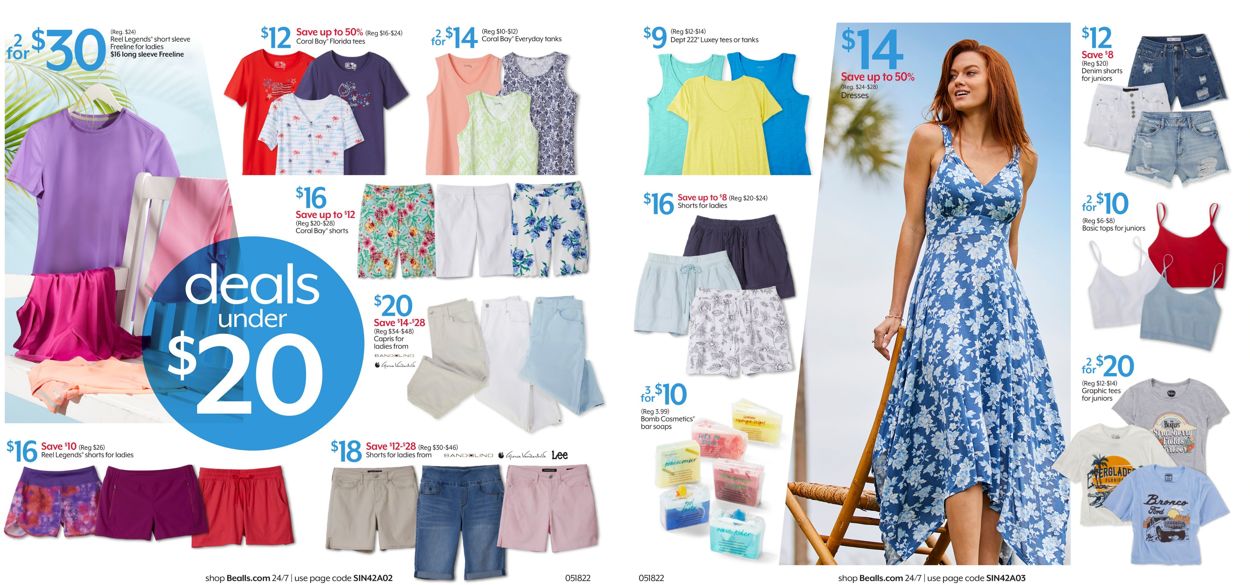Bealls Florida Ad from 05/18/2022