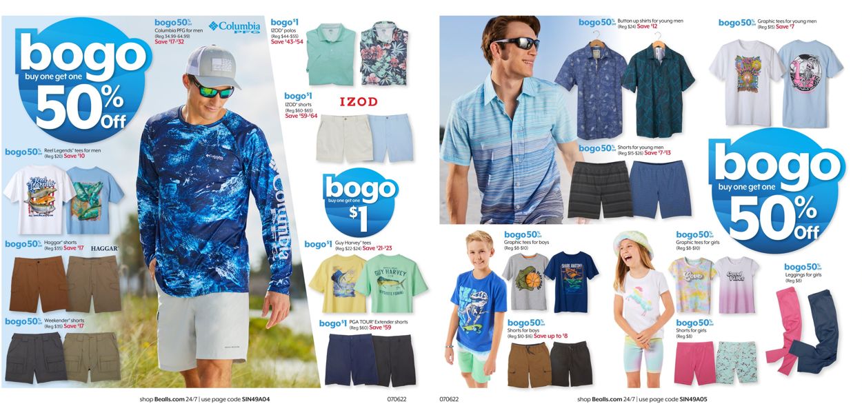 Bealls Florida Ad from 07/06/2022