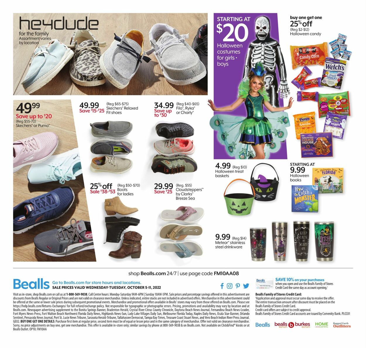 Bealls Florida Ad from 10/05/2022