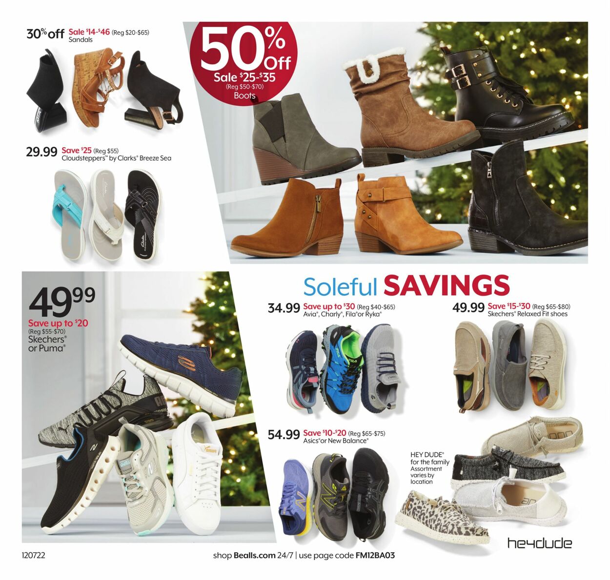 Bealls Florida Ad from 12/07/2022