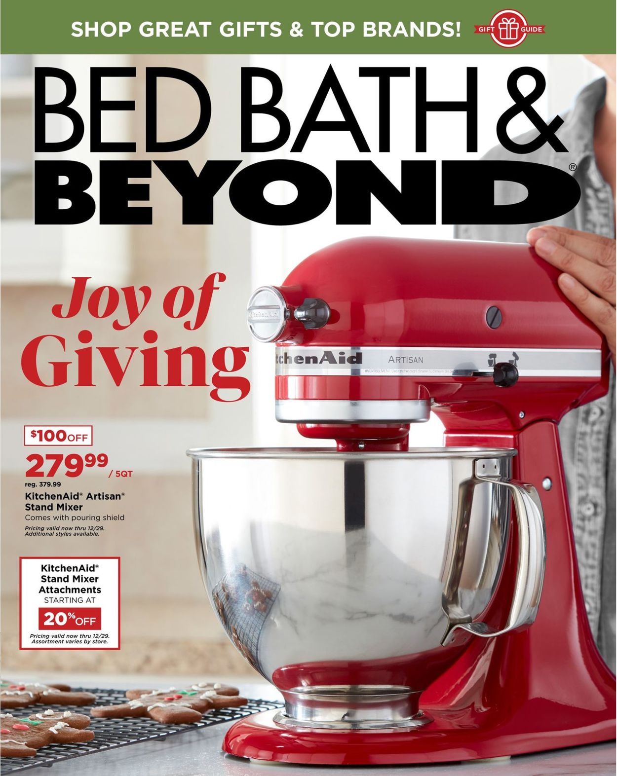Bed Bath and Beyond Ad from 12/08/2019