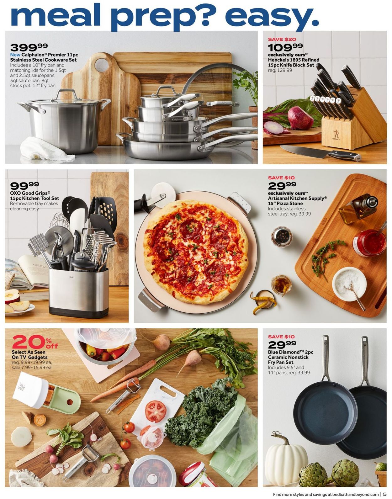 Bed Bath and Beyond Ad from 09/16/2020