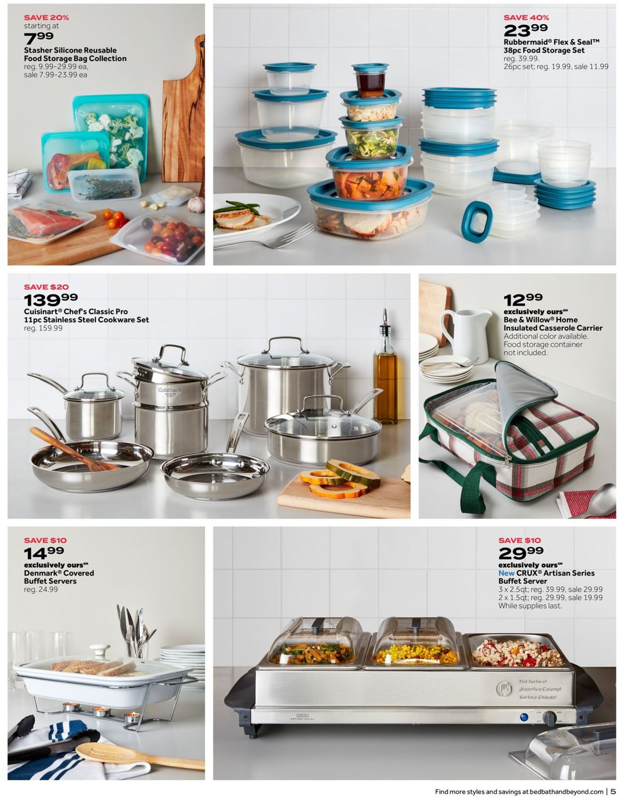 Bed Bath and Beyond Ad from 11/16/2020