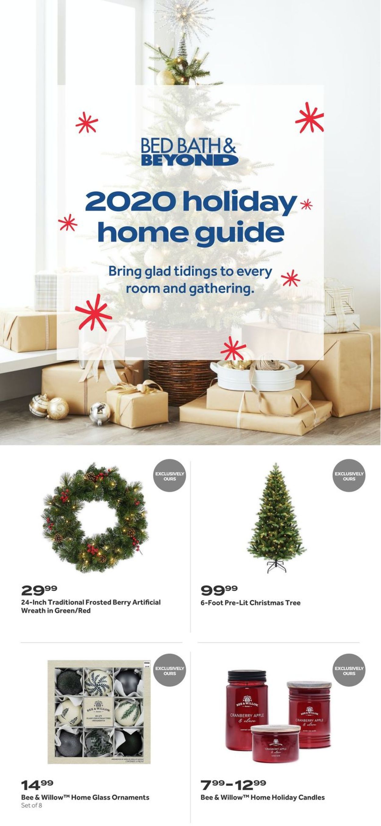 Bed Bath and Beyond Ad from 11/01/2020