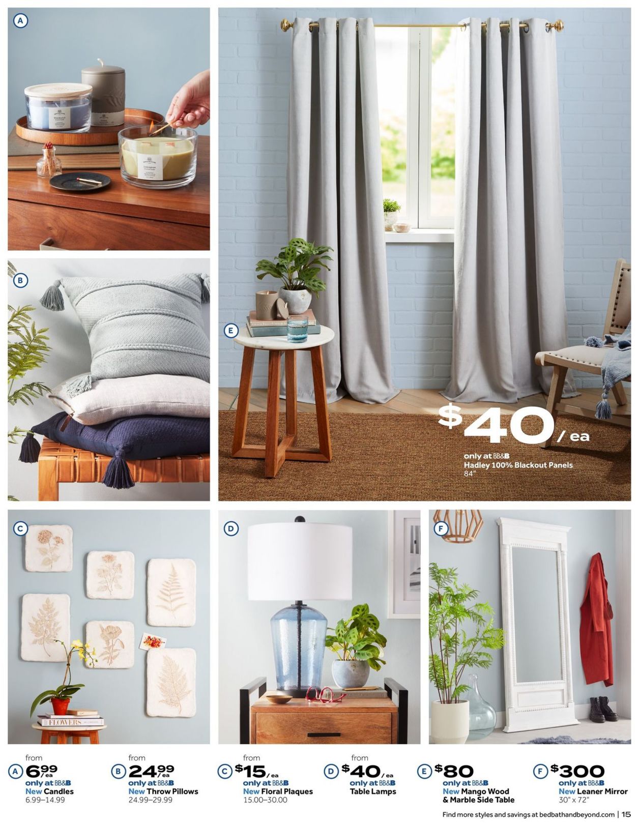 Bed Bath and Beyond Ad from 03/22/2021