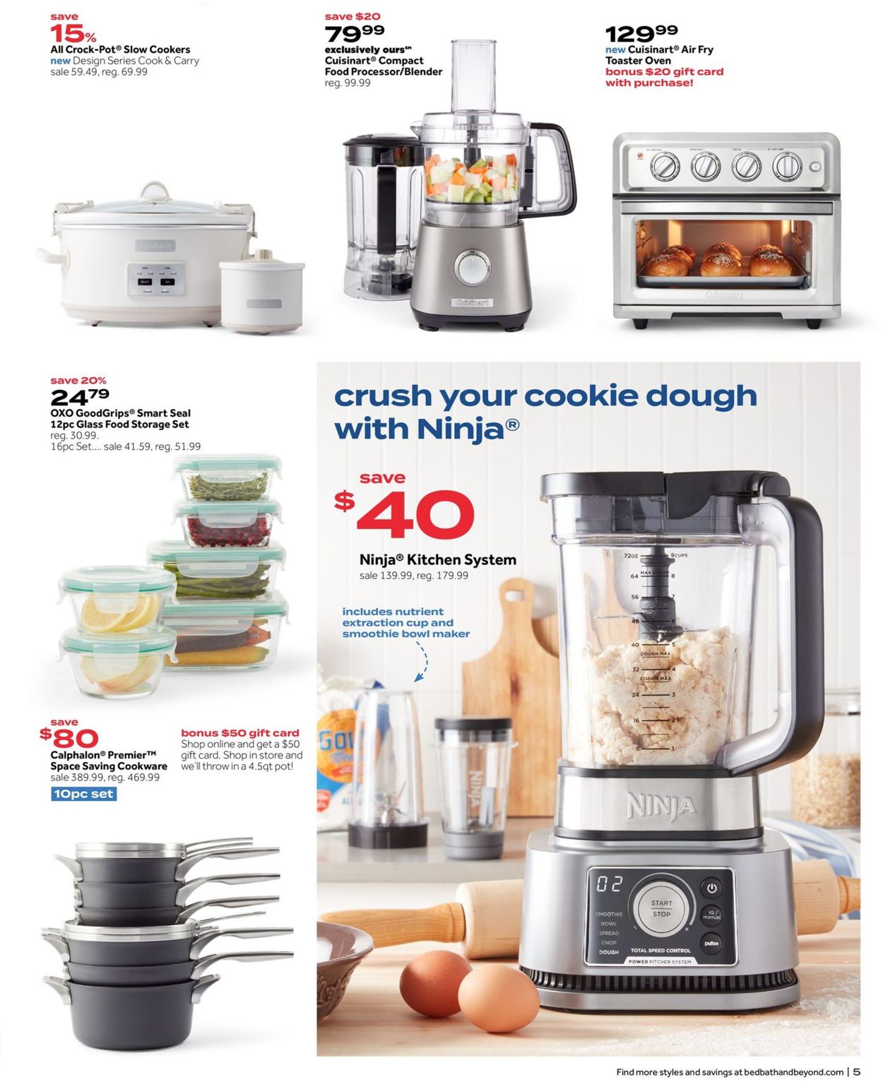 Bed Bath and Beyond Ad from 10/18/2021