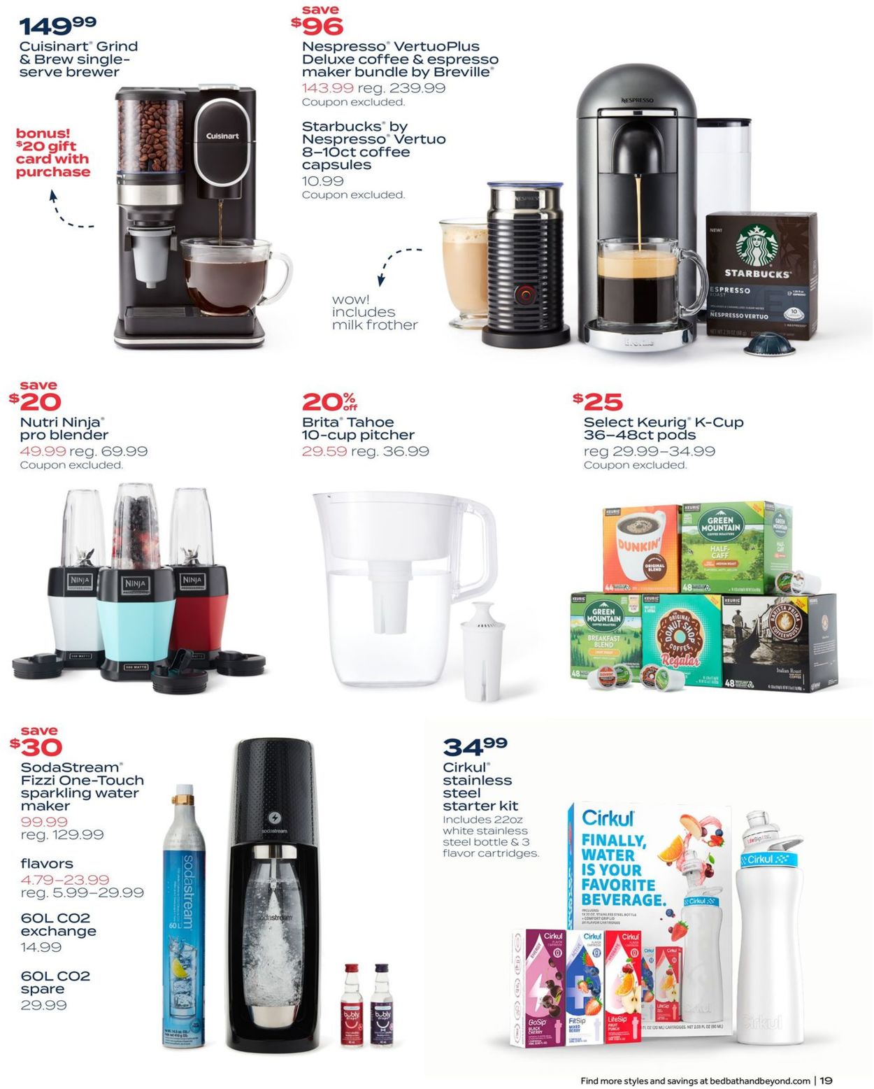 Bed Bath and Beyond Ad from 08/01/2022