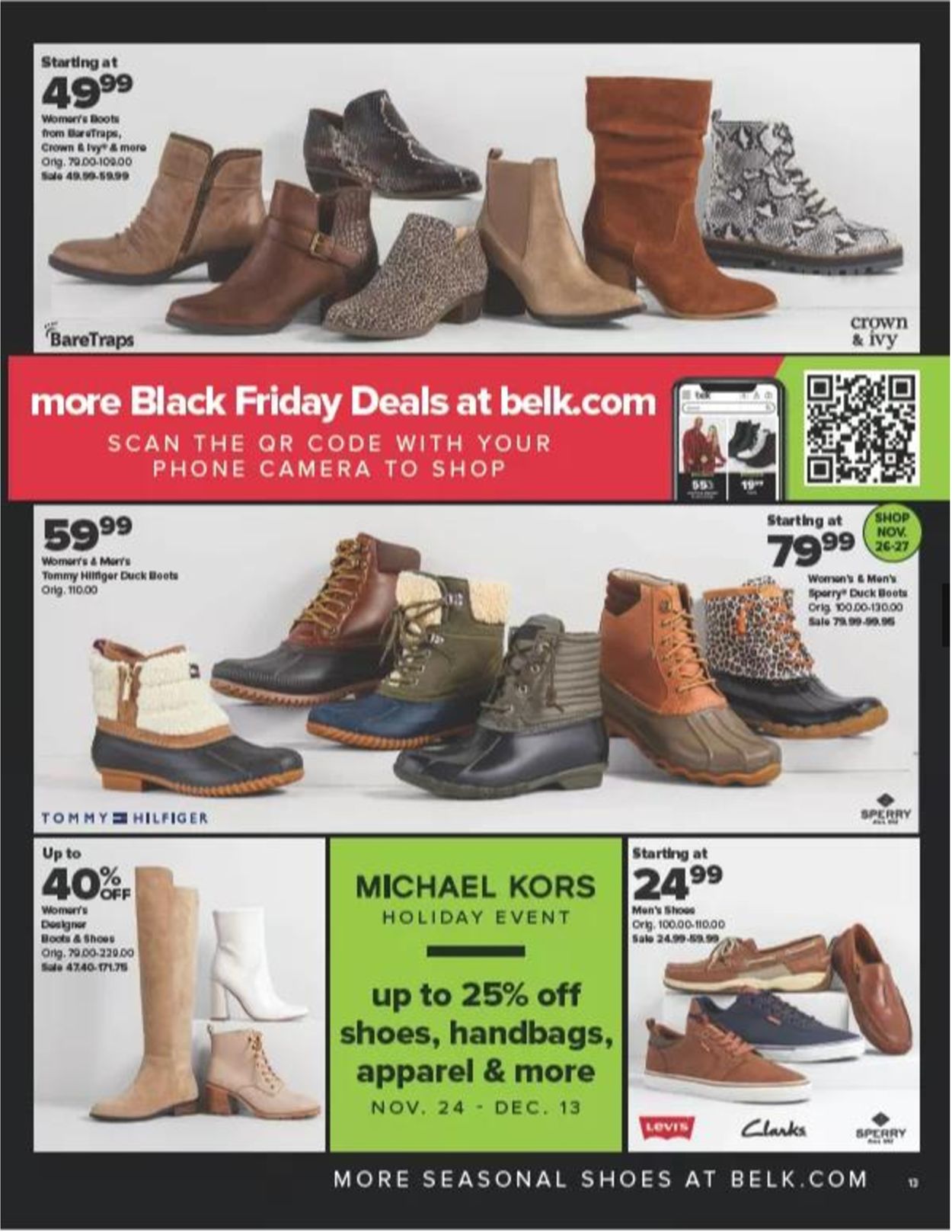 Belk Ad from 11/19/2021