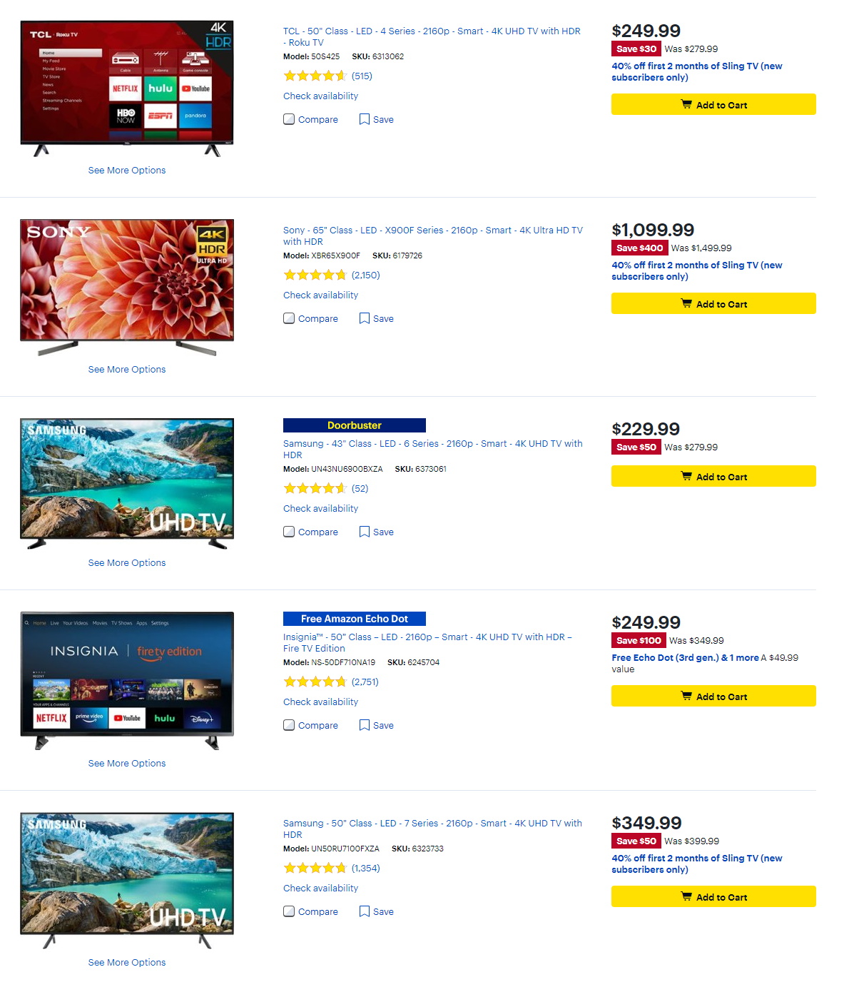 Best Buy Ad from 11/30/2019