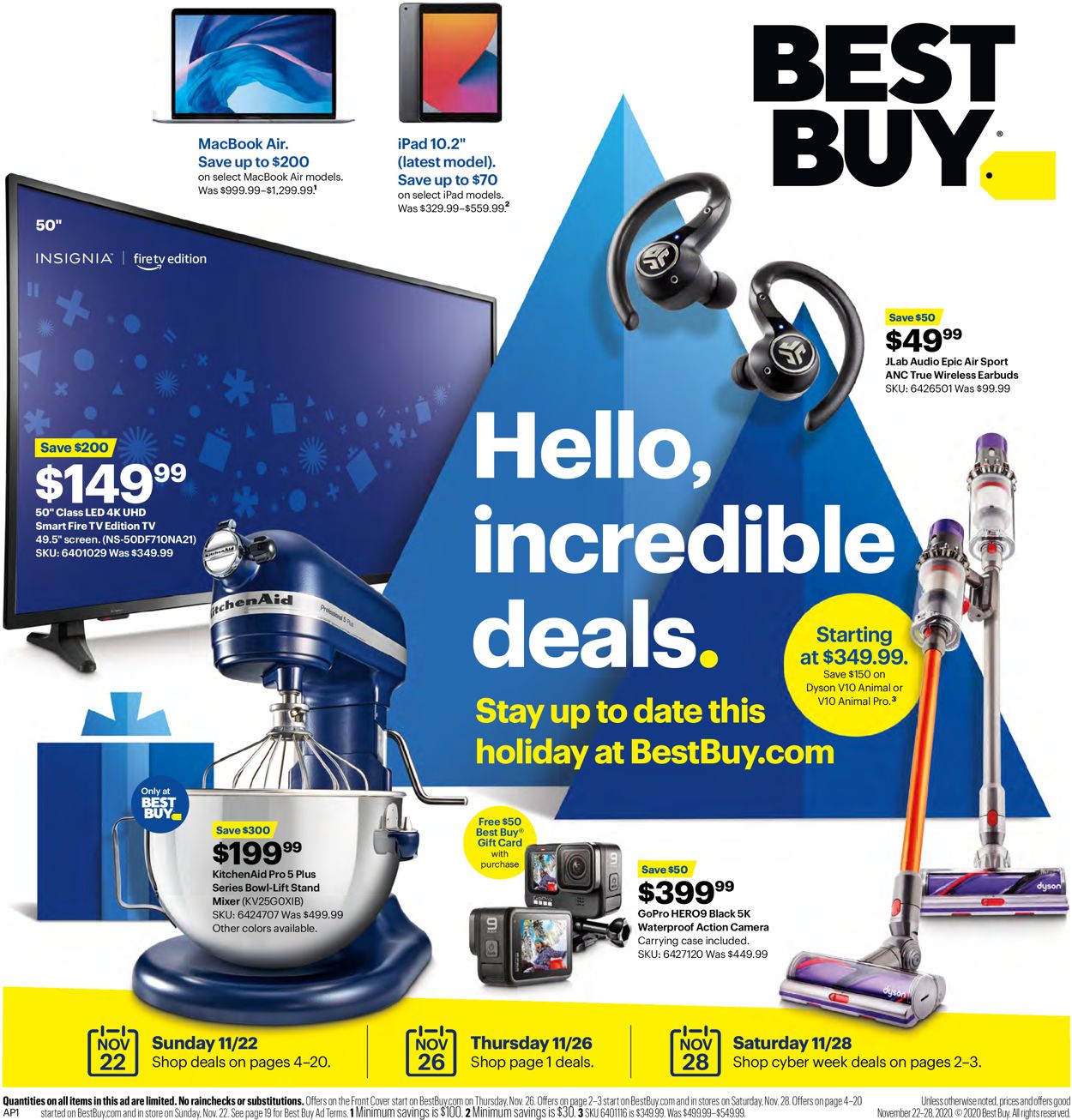 Best Buy Ad from 11/22/2020