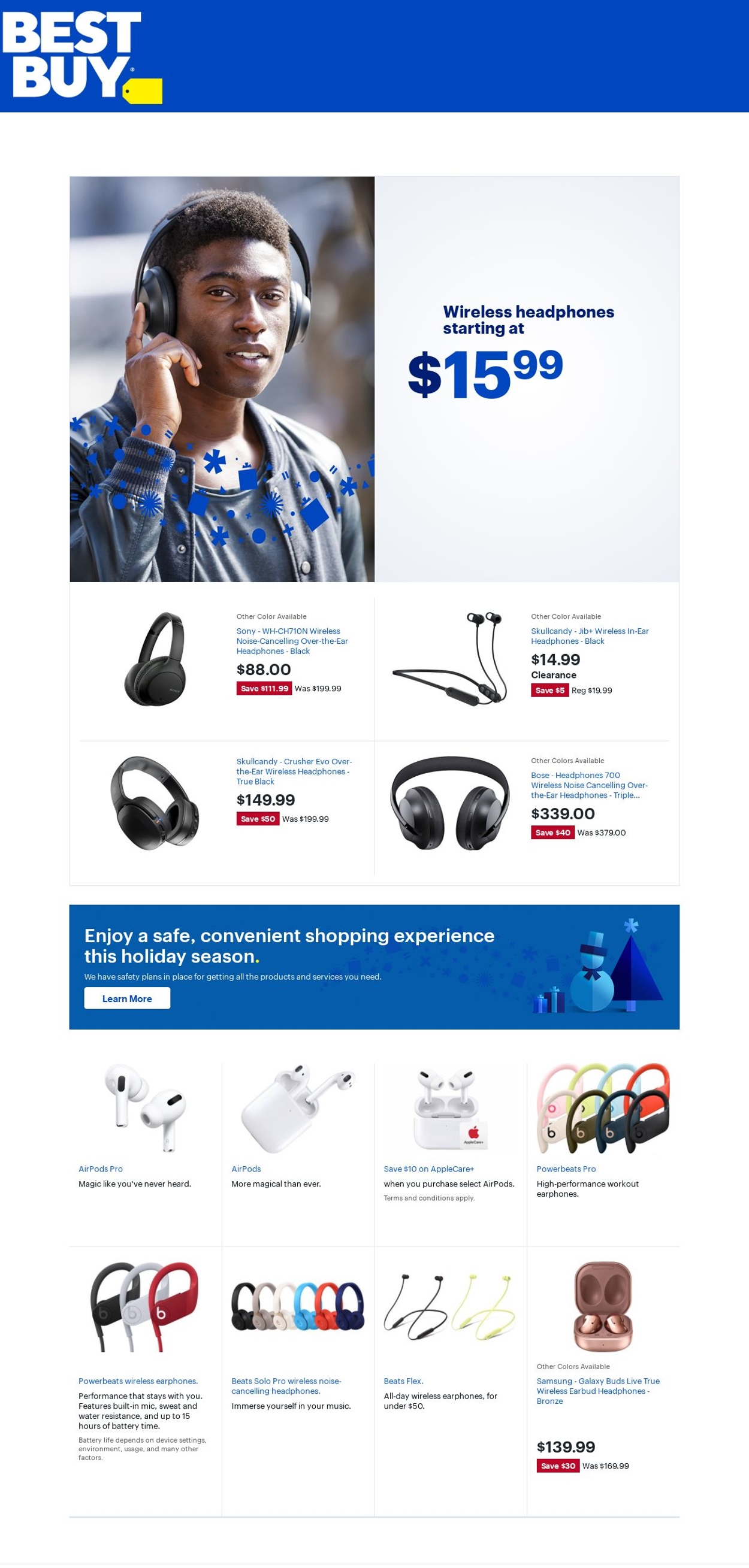 Best Buy Ad from 12/25/2020