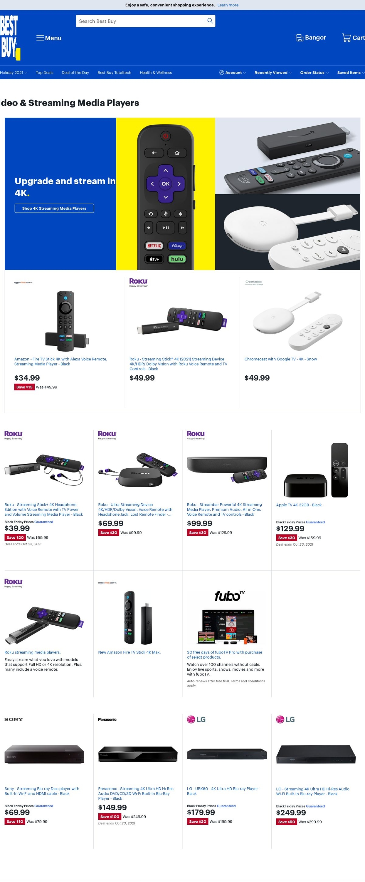 Best Buy Ad from 10/22/2021