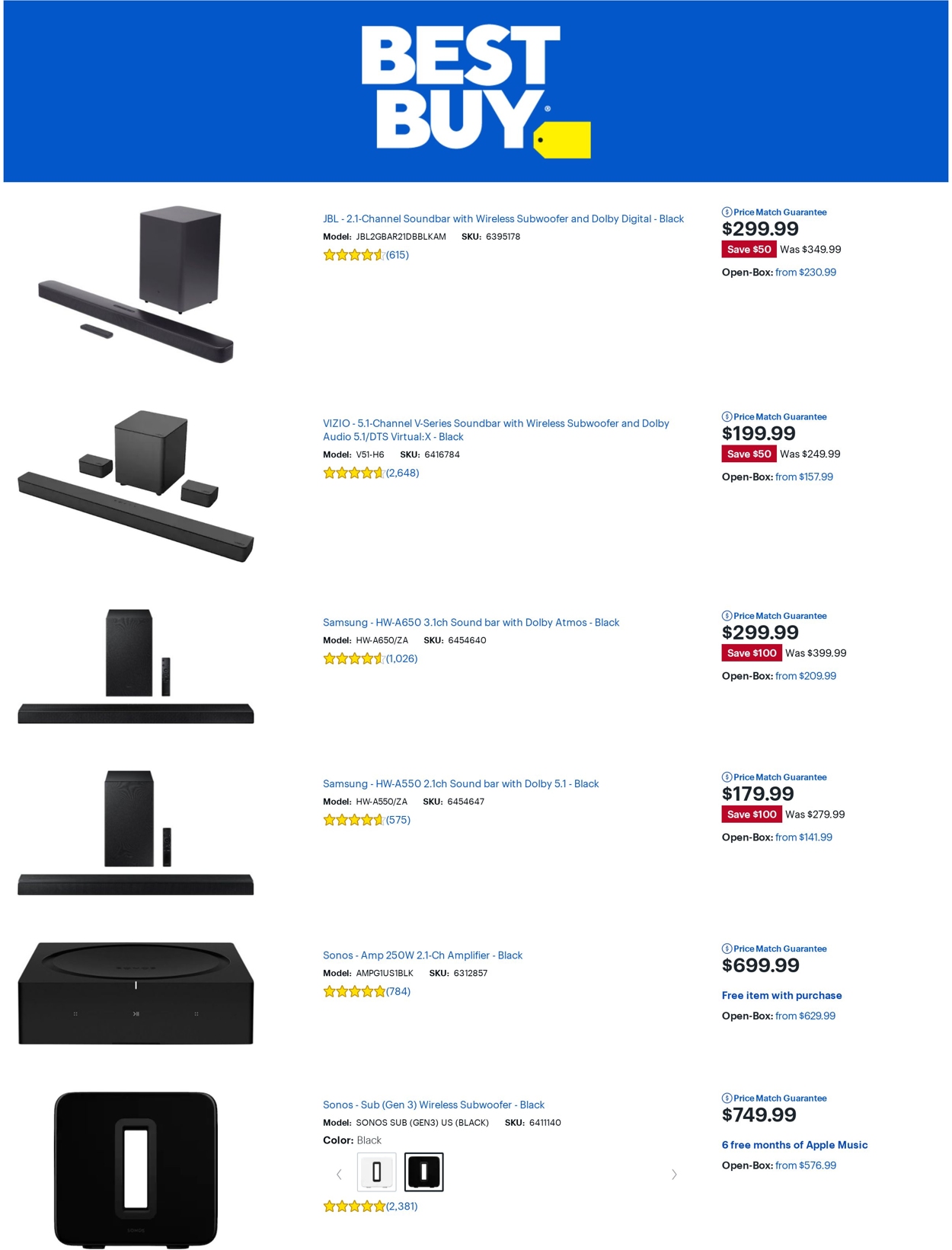 Best Buy Ad from 02/18/2022