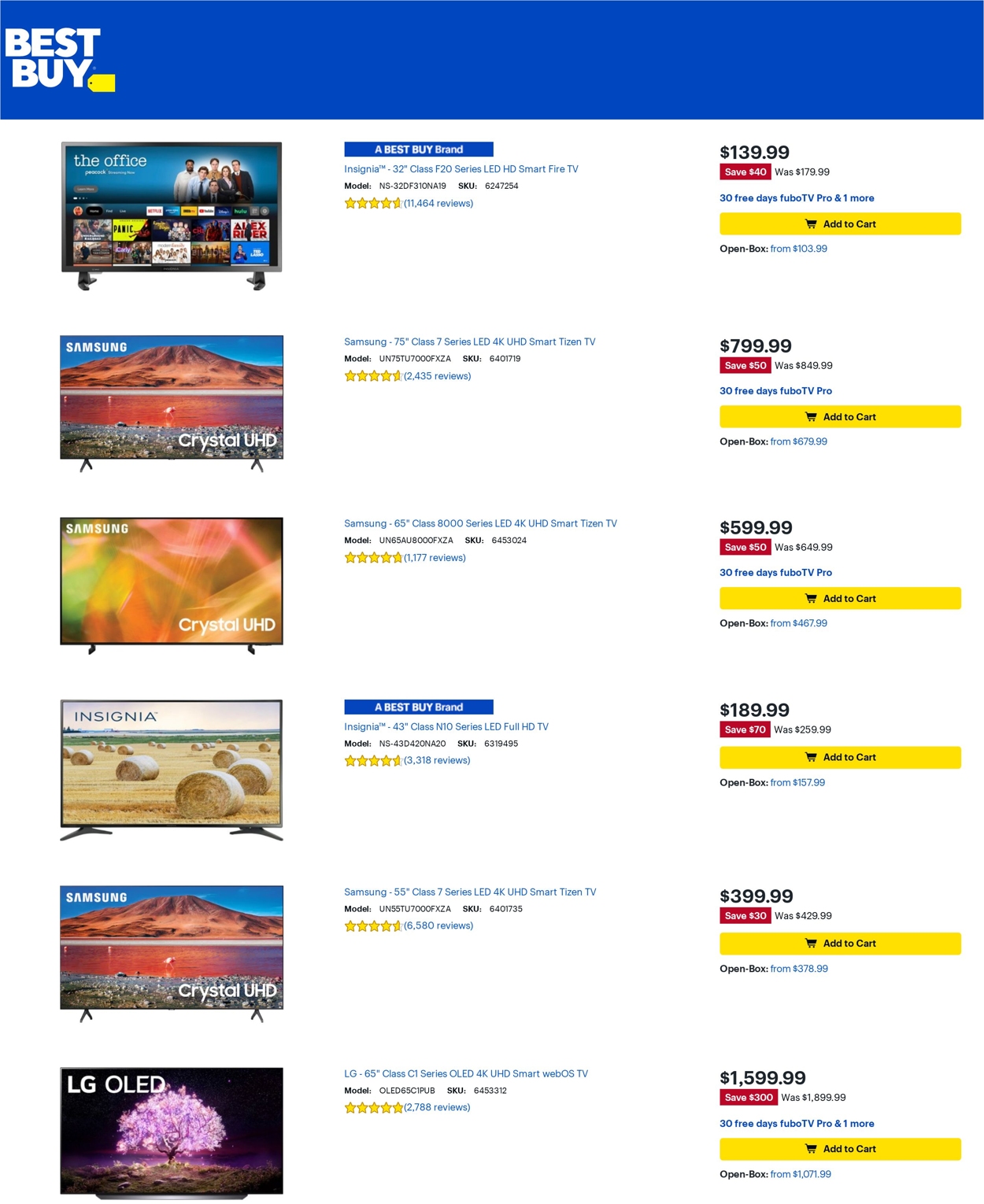 Best Buy Ad from 05/28/2022