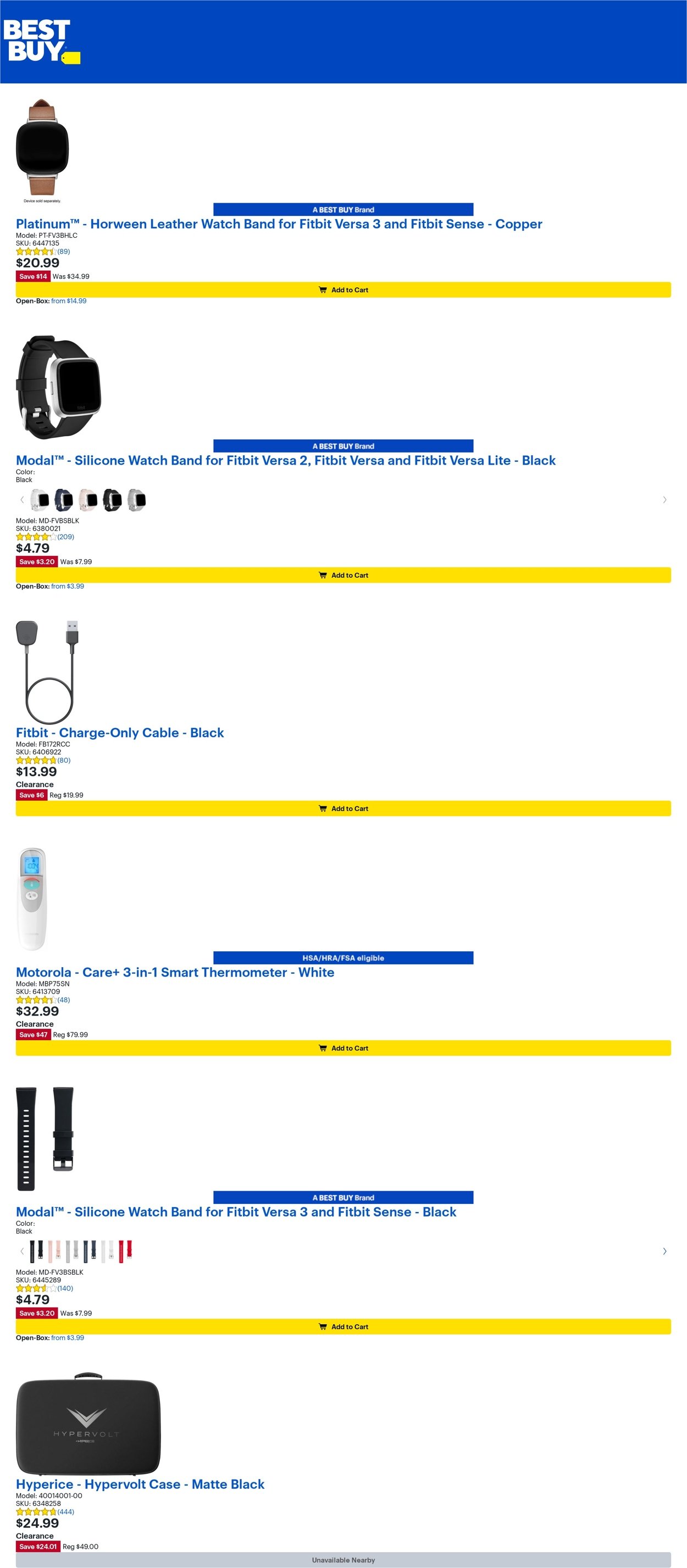 Best Buy Ad from 08/05/2022