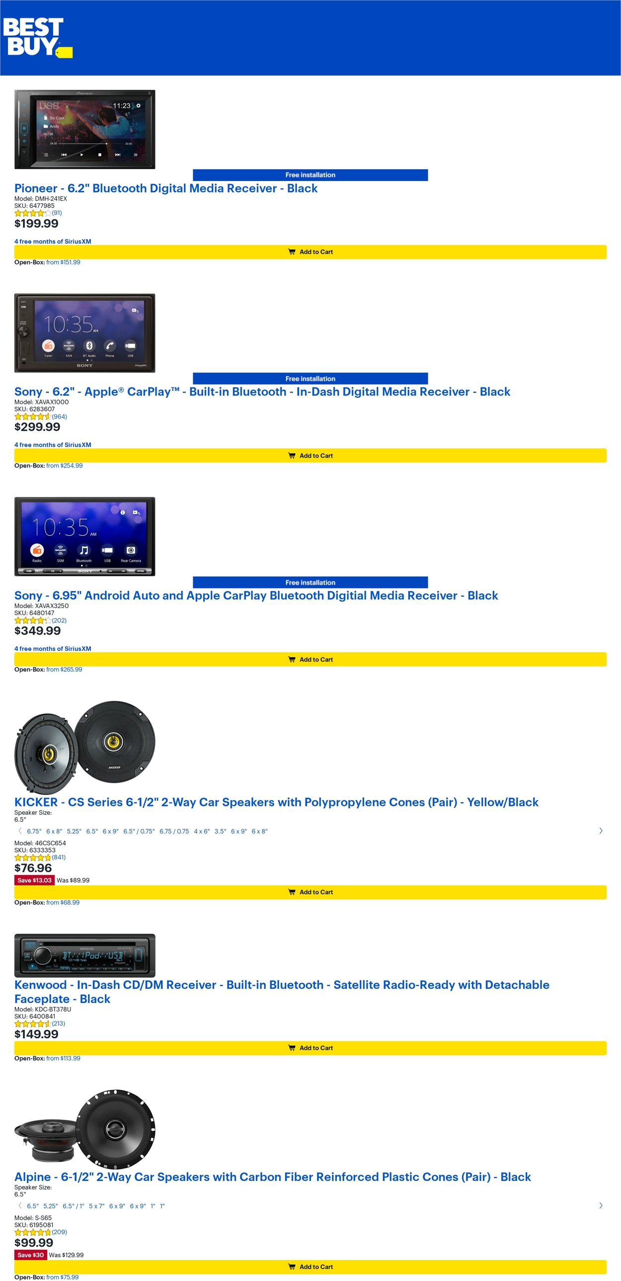 Best Buy Ad from 08/19/2022